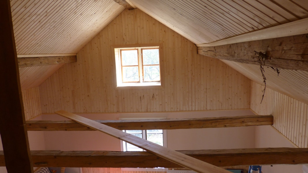 Dachausbau Ferienhaus Schweden