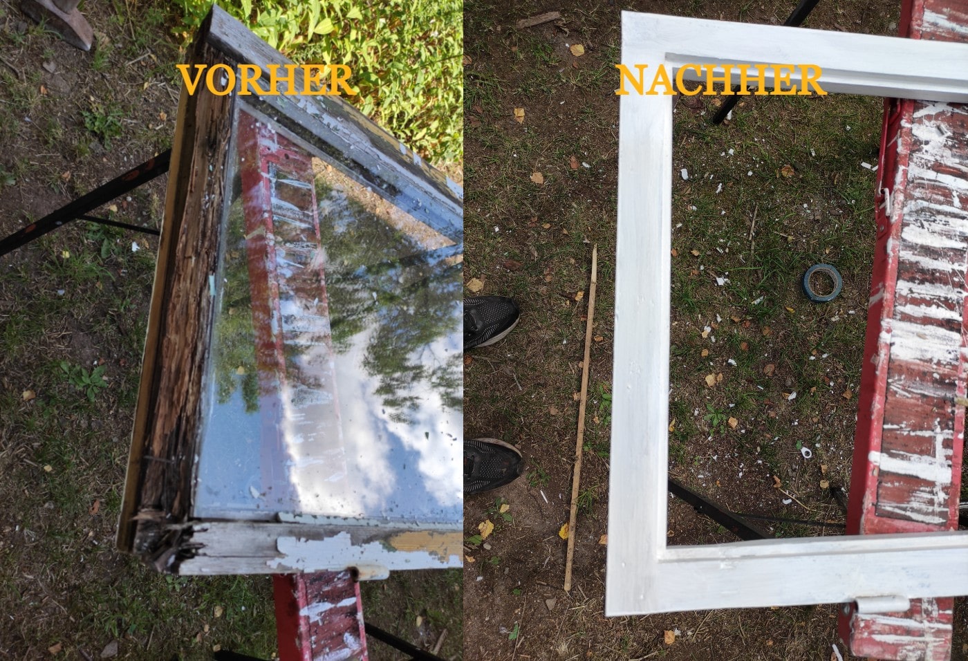 Ferienhaus Schweden - Fenster-Instanthaltung