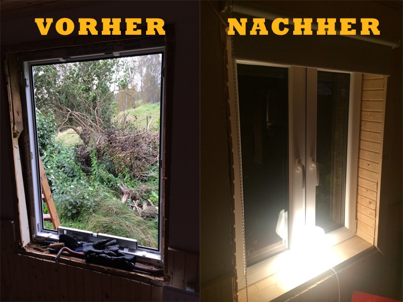 Fensereinbau Schwedenhaus