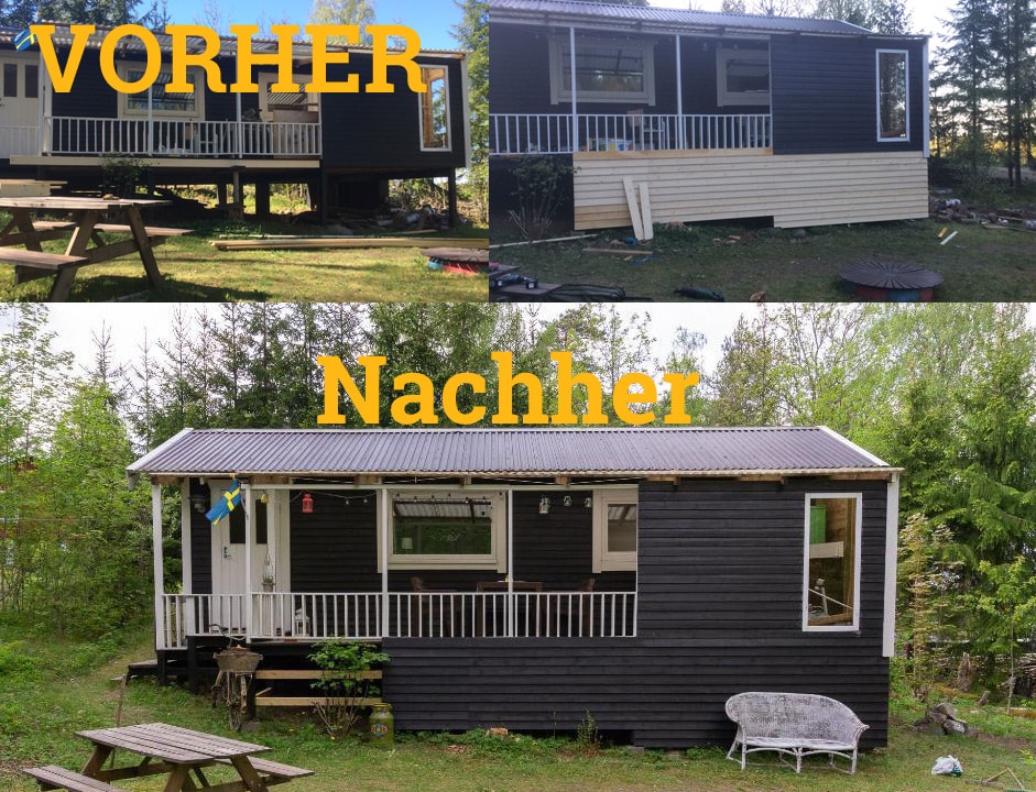 Ferienhaus Schweden - Verkleidung